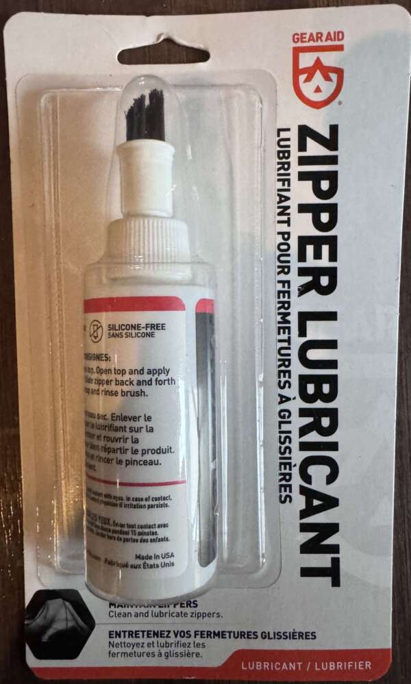 Gear Aid Zipper Cleaner and Lubricant