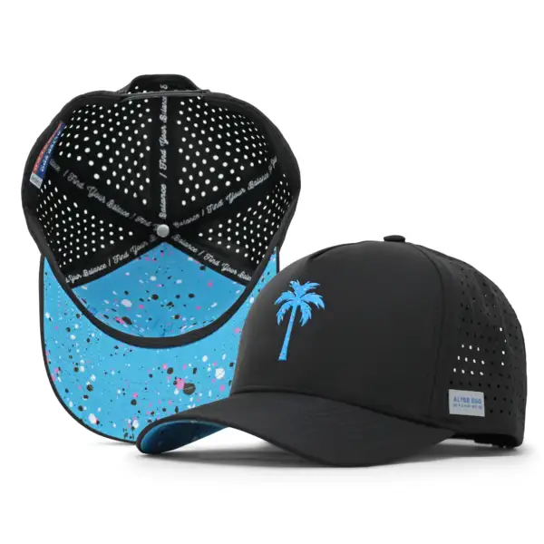 ALTER EGO COASTER HAT SPLASH PAINT SPLATTER TEAL