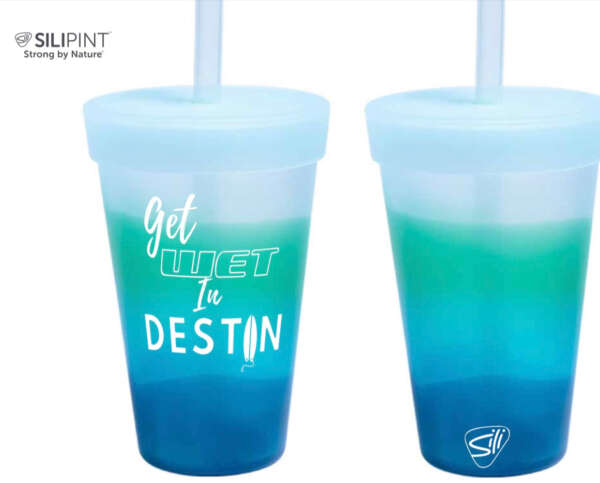 16oz Silipint Tumbler Silicone “Get Wet In Destin”