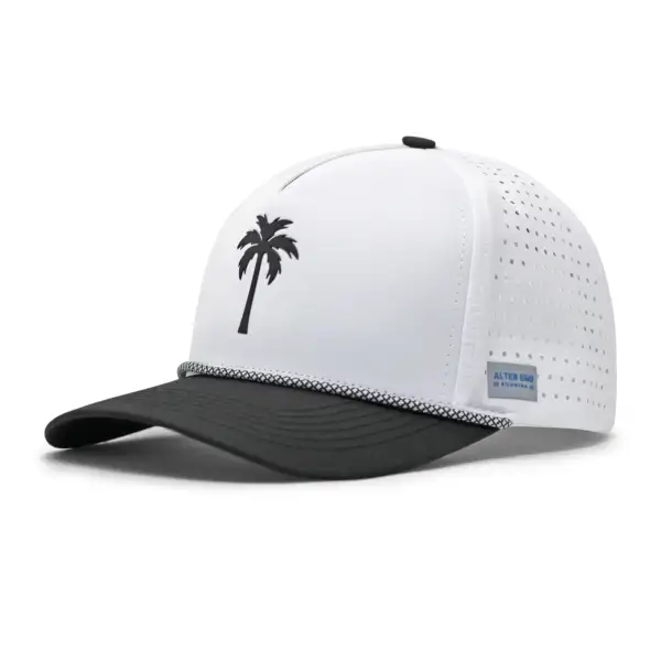 ALTER EGO COASTER HAT SPLASH CLASSIC BLACK WHITE PALM - Image 2