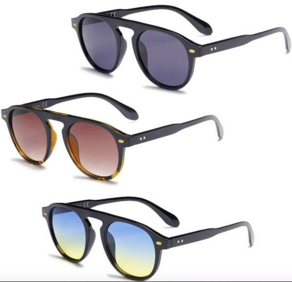 Unisex Round Fashion Sunglasses