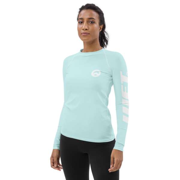 Seaglass Wet Women's Rash Guard - Image 3