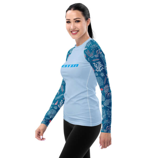 DESTIN "under the sea" Women's Rash Guard - Image 3