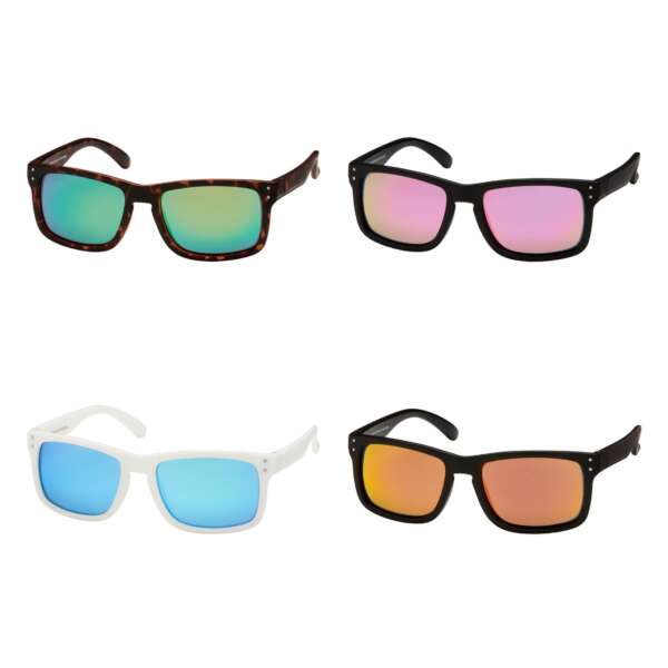 Matte Color Mirror Polarized Floaties Sunglasses