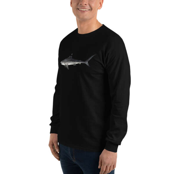 Men’s Tiger Shark Long Sleeve Shirt - Image 5