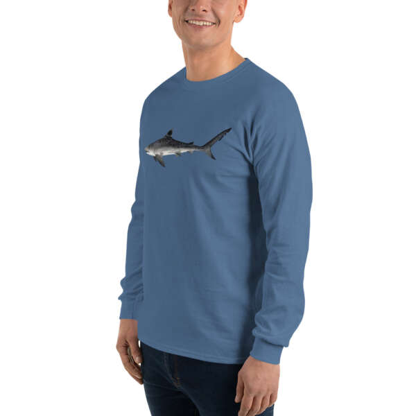 Men’s Tiger Shark Long Sleeve Shirt - Image 10