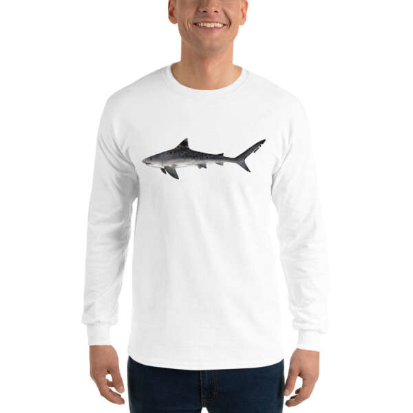 Men’s Tiger Shark Long Sleeve Shirt - Image 16