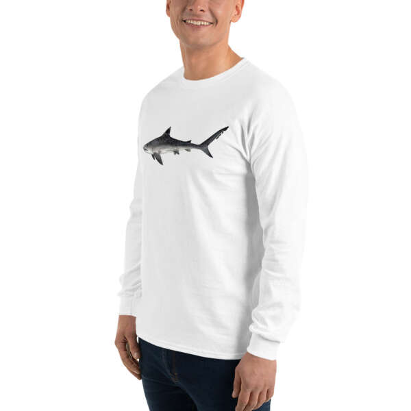 Men’s Tiger Shark Long Sleeve Shirt - Image 20