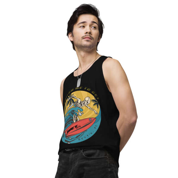 Surf Men’s premium tank top - Image 4