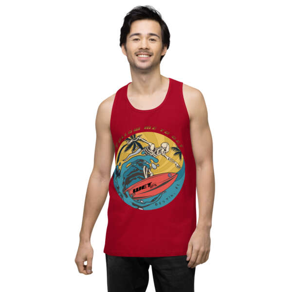 Surf Men’s premium tank top - Image 10