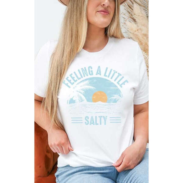 Retro Feeling a Little Salty Graphic Tee