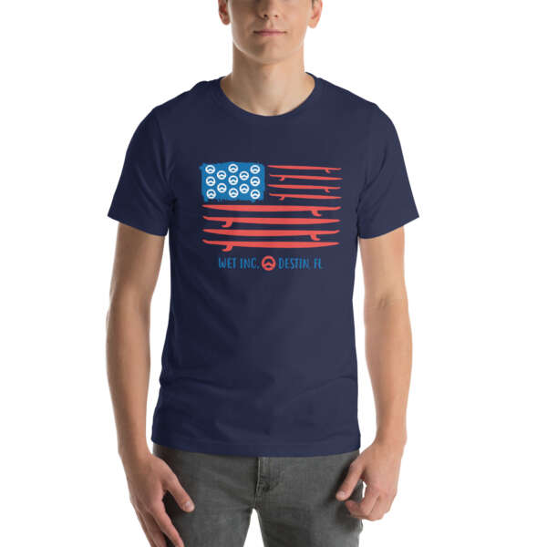 Patriotic Short Sleeve Unisex T-shirt - Image 2