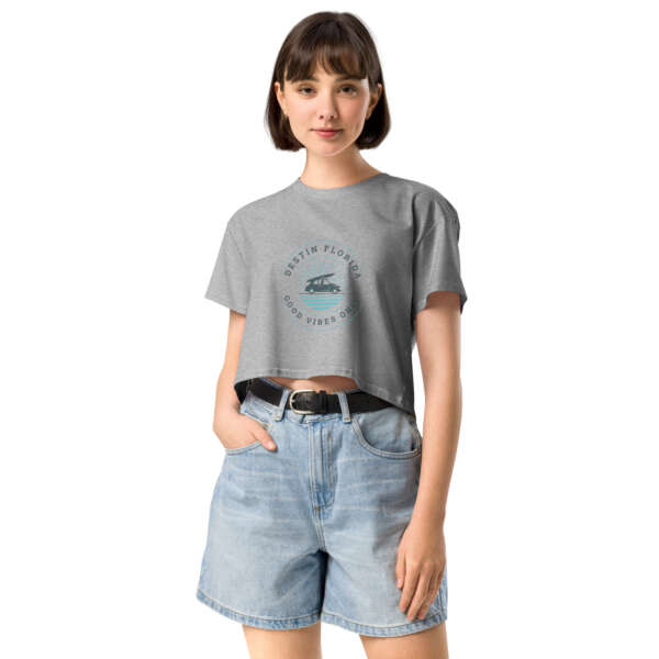 Good Vibes Destin Women’s crop top - Image 14