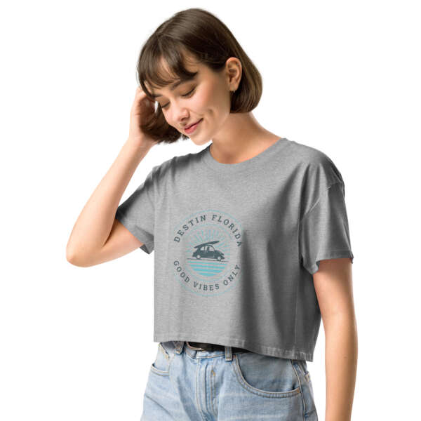 Good Vibes Destin Women’s crop top - Image 15