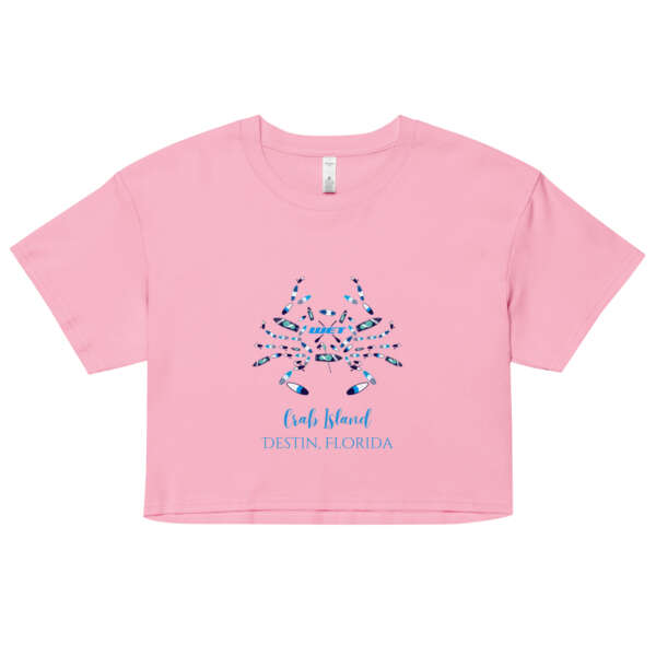 Crab Island Destin, Florida Women’s crop top