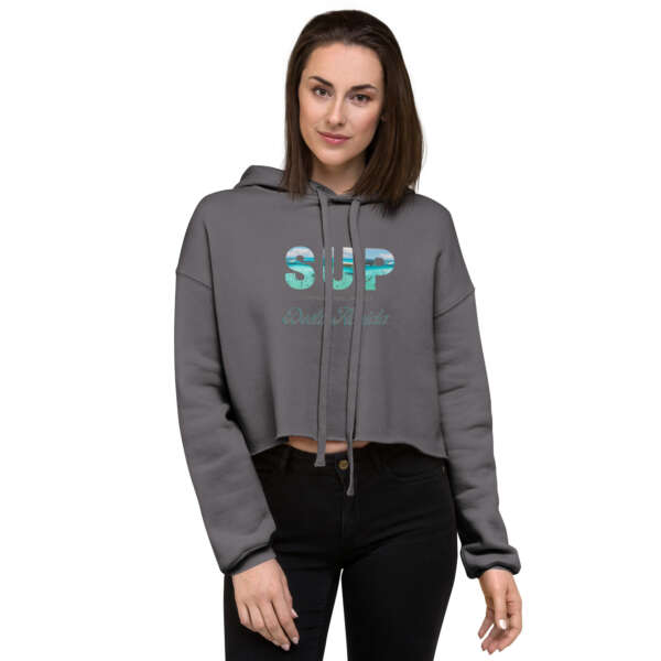 SUP Crab Island Crop Hoodie - Image 2