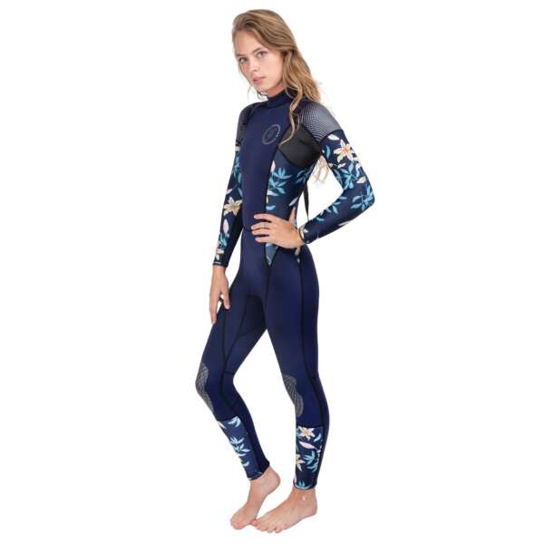 Seavenger Women’s Wetsuit 3mm- Dark Floral - Image 2