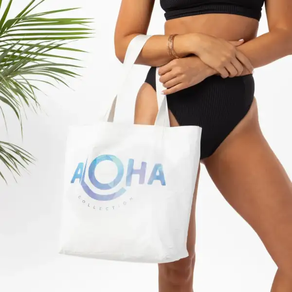 Aloha Monstera Reversable Tote - Image 2