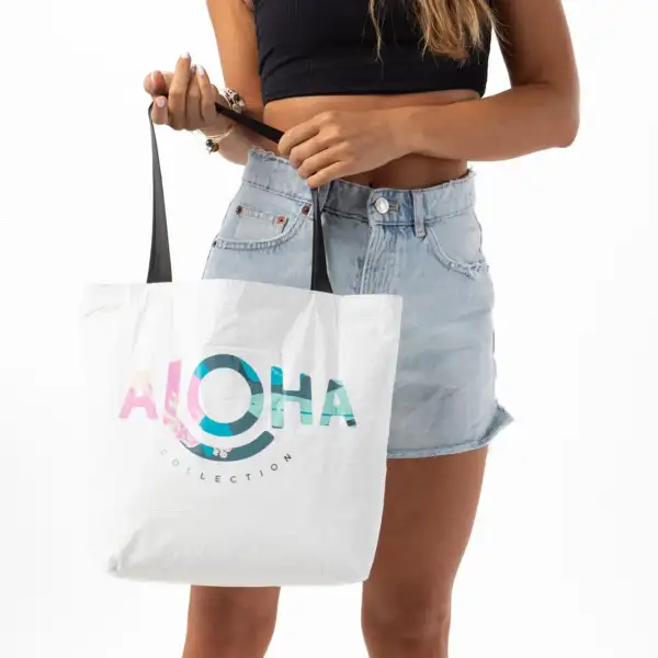 Aloha Pau Hana Reversable Tote - Image 3