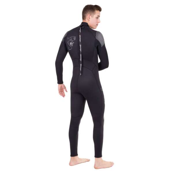 Men's Odyssey Surfing Wetsuit - Black - Image 4