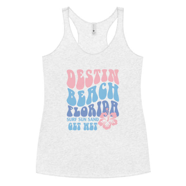 Destin beach Women's Racerback Tank - Image 2