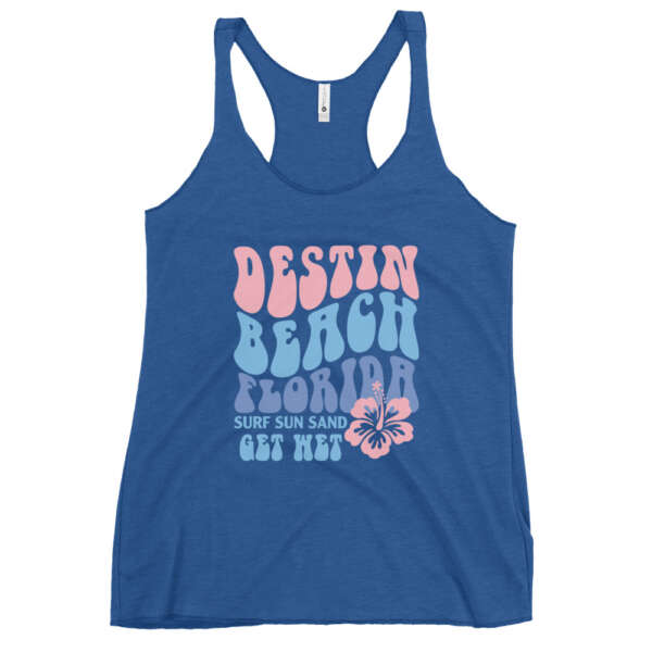 Destin beach Women's Racerback Tank - Image 5